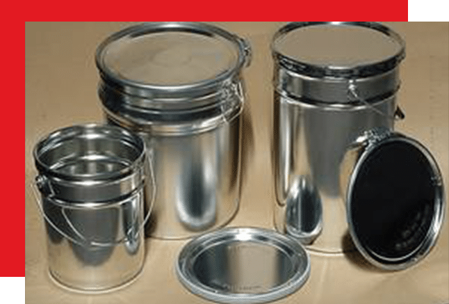 UN Approved Tinplate Packaging Custom Drums Dangerous Goods