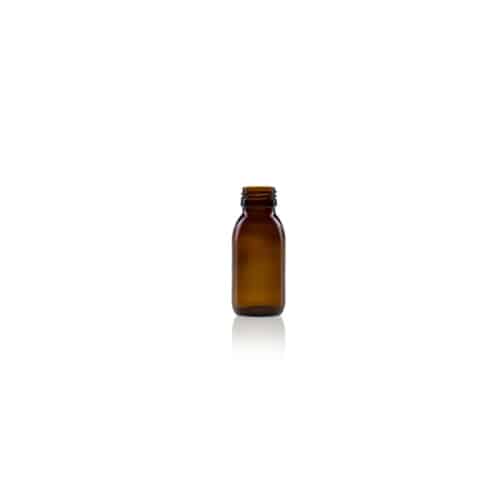1000103 Glass syrup bottle 60ml 28ROPP Photoshop Glass Syrup Bottle