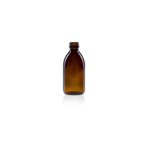 1000107 Glass Alpha Syrup bottle 250ml ROPP28 Glazen Siroopfles