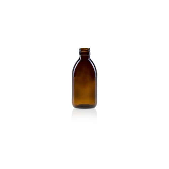 1000107 Glass Alpha Syrup bottle 250ml ROPP28 scaled