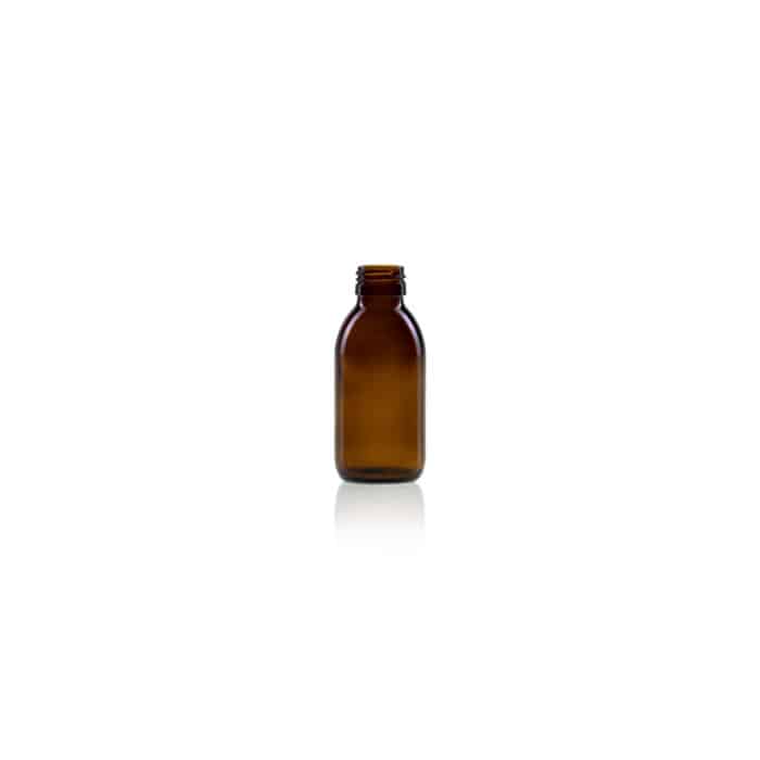 1000111 Glass Alpha syrup bottle 125ml ROPP28 scaled