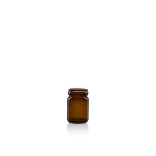 1000715 Wide Mouth Glass Jar 50ml ALCAP 43 Nutraceutical