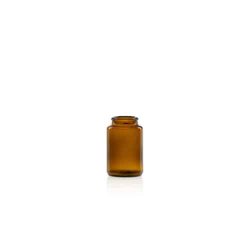 1000839 Glass Pharma Jar 60ml 34mm snap on Glass Pharma Jar