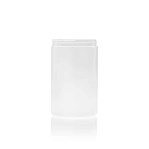 1005506 Jar cylindrical 2000ml HDPE 120 400 HDPE cilindrische pot