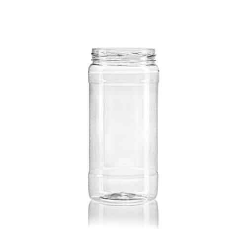PET round canisters 980ml TO82 186