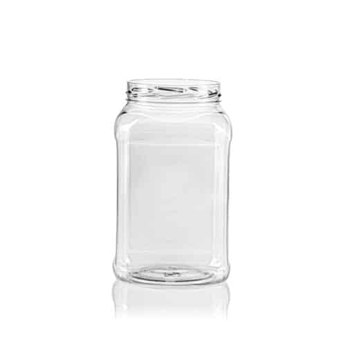 PET square canister 3000ml TO110 Jars