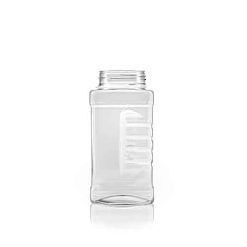 PET square jar 1000 ml PHOTOSHOP PET